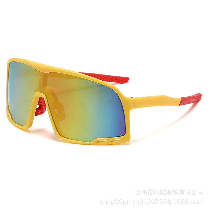 Wholesale Sports One-Piece Large Frame PC Sunglasses
